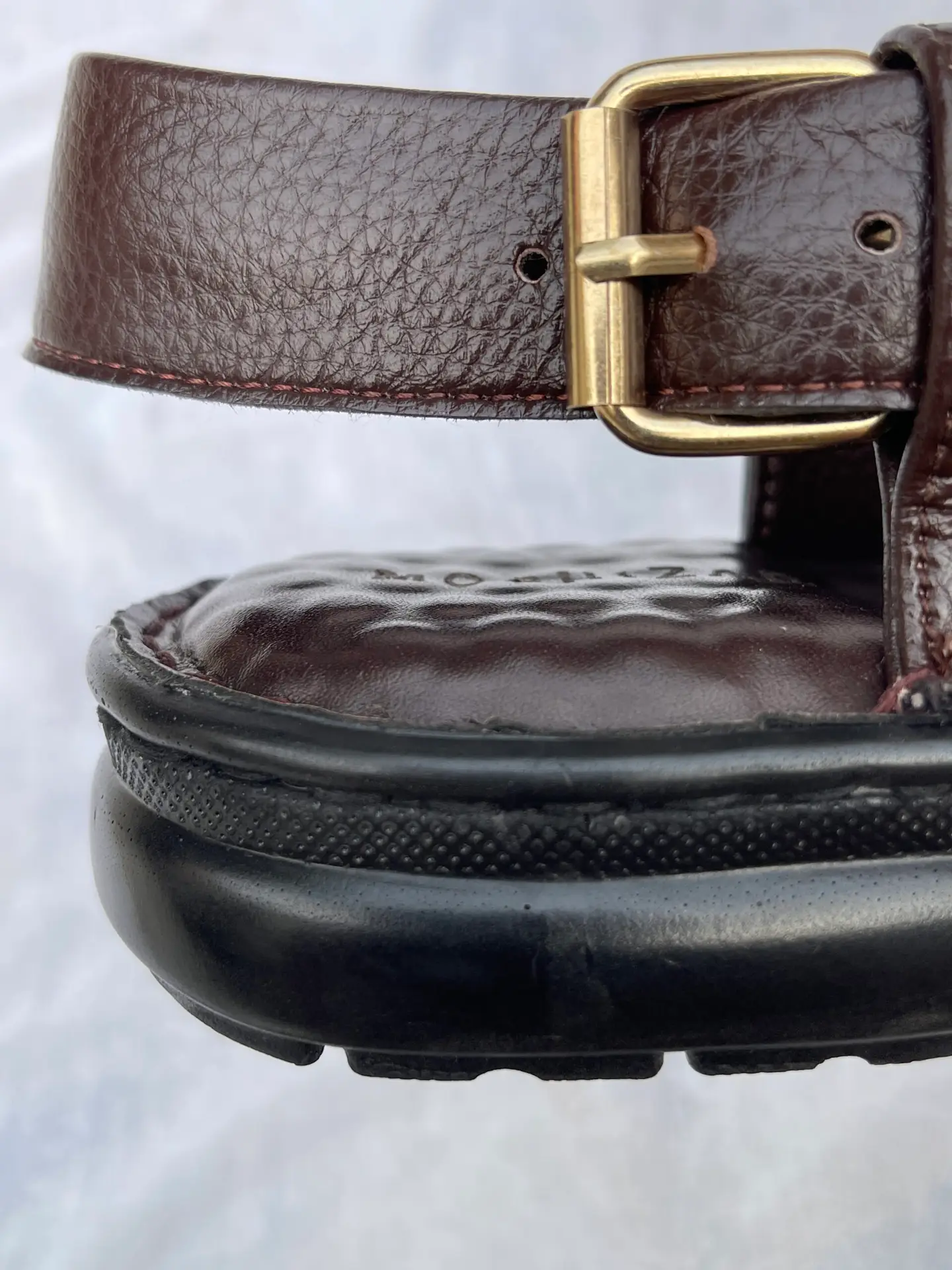 Mochizar Brown Medicated Comfort Peshawari Chappal β Memory Foam & Sneaker Sole - Image 4