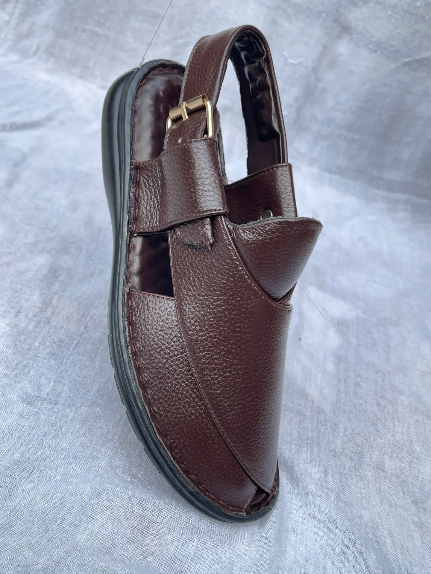 Mochizar Brown Medicated Comfort Peshawari Chappal β Memory Foam & Sneaker Sole - Image 7