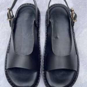Mochizar Black Hajj & Umrah Comfort Sandal – Handmade Anti-Slip